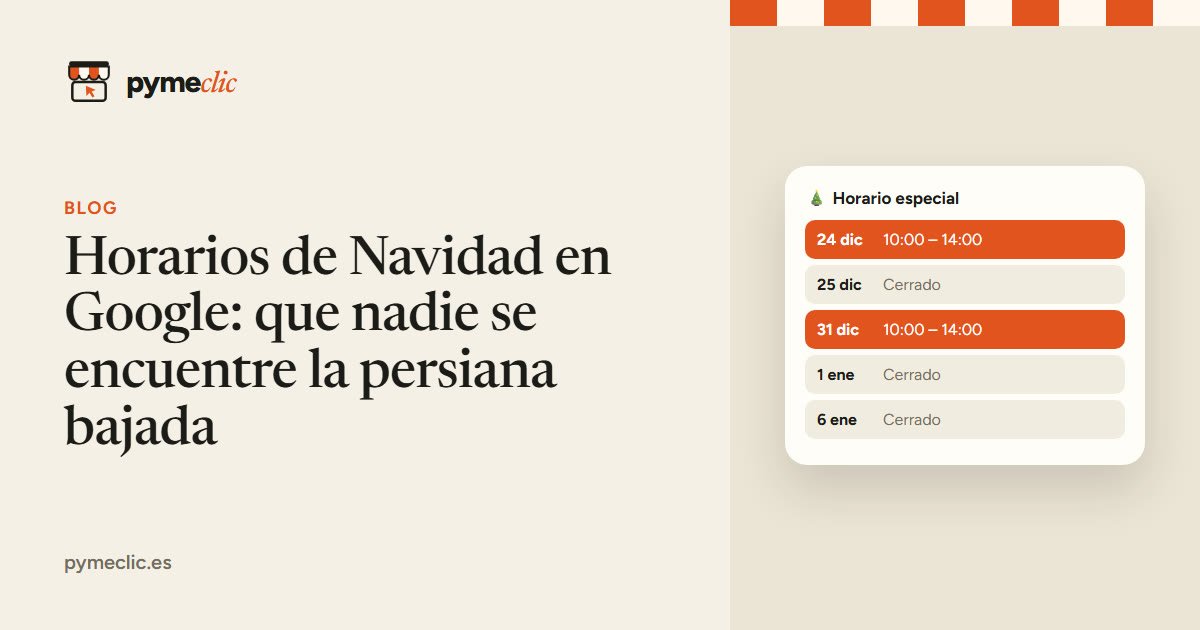 Horarios de Navidad en Google: que nadie se encuentre la persiana bajada
