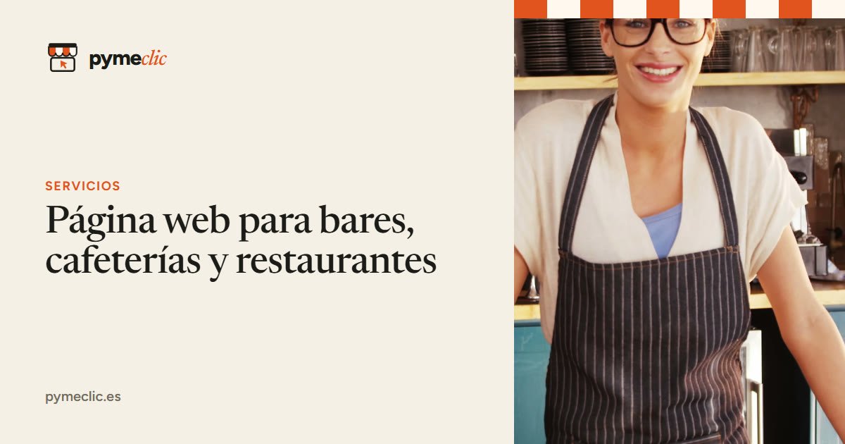 Página web para bares, cafeterías y restaurantes
