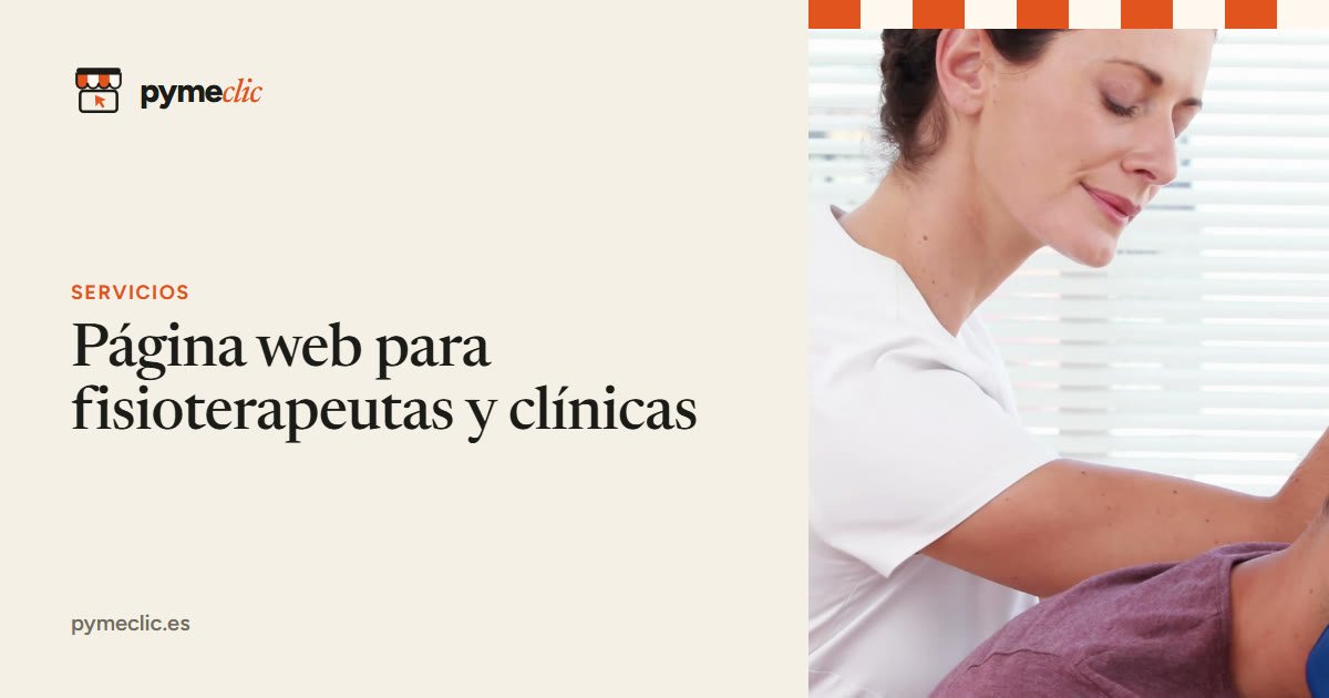 Página web para fisioterapeutas y clínicas