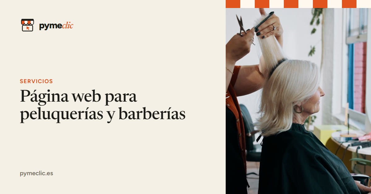 Página web para peluquerías y barberías