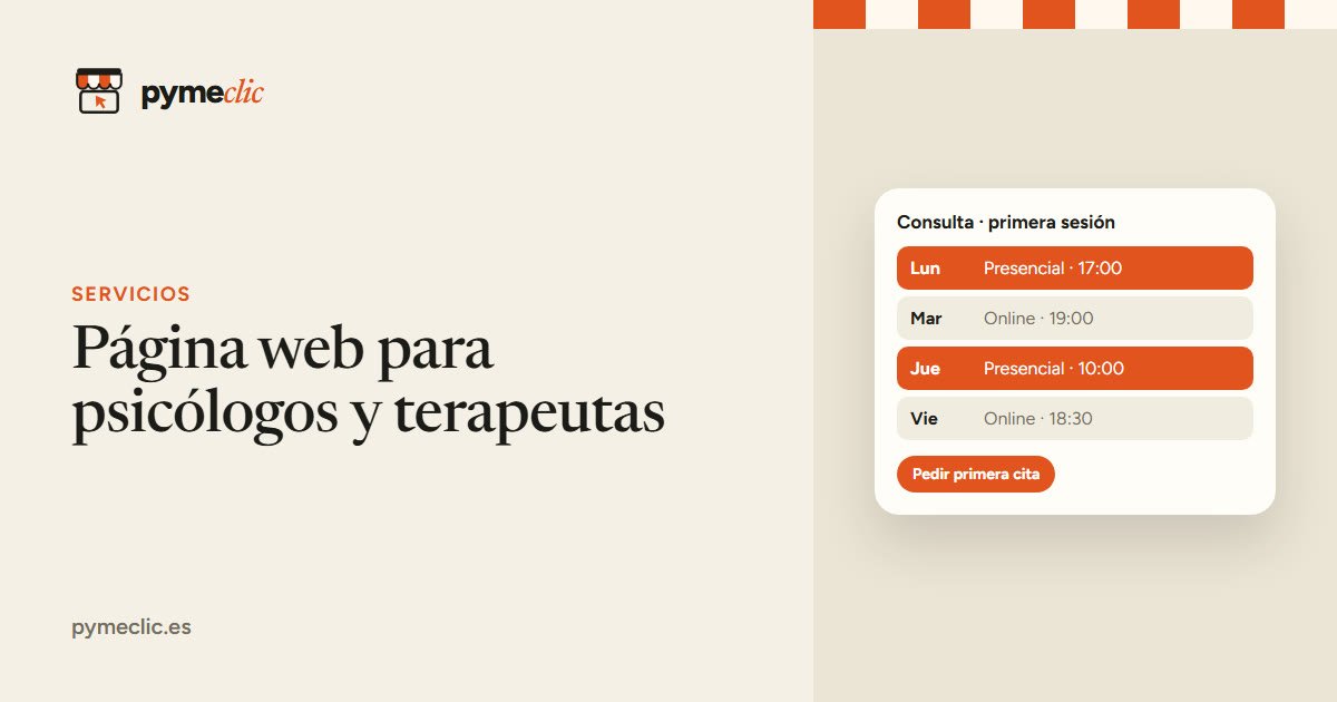 Página web para psicólogos y terapeutas