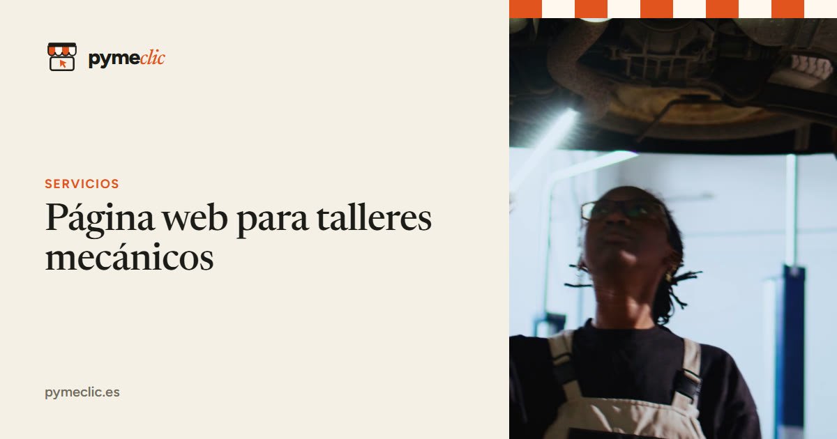 Página web para talleres mecánicos