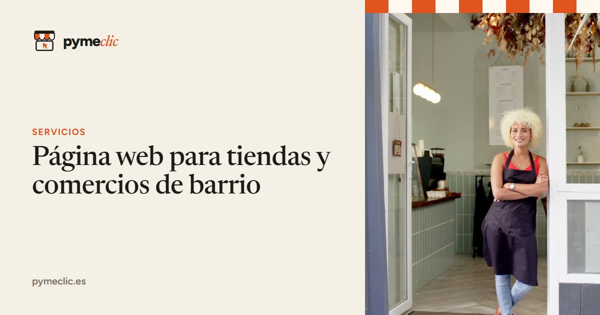 Página web para tiendas y comercios de barrio